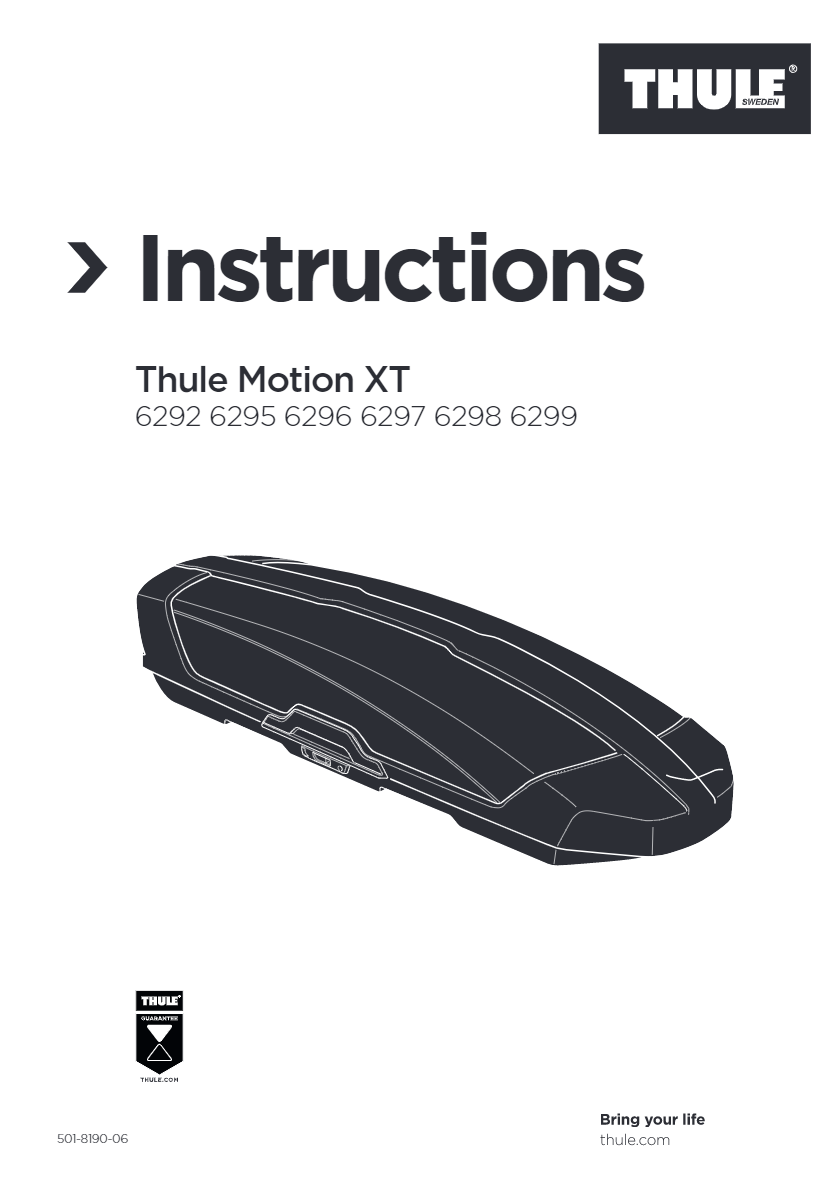 Thule Motion XT XXL Roof Box Black 610L Capacity